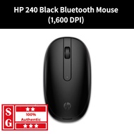 HP 240 Black Bluetooth Mouse 3V0G9AA Wireless Mouse HP Mouse Black Mouse Bluetooth 1600 dpi mouse Of
