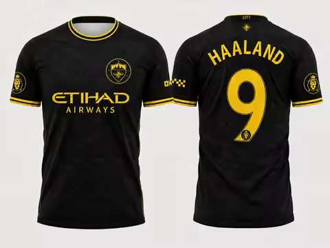 2026 Summer Haaland No.9 Football Jersey ManWomen Sport Comfort T-Shirt Sport Tee 3D Fashion Sports 