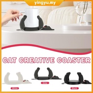 3D Print Cup Holder Creative 3D Print Cat Mug Holder Tabletop Protector for Home SHOPCYC1156