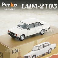 Perka LADA Classic Car Model 1/64 Scale Alloy Simulation Soviet Era Collectible Vehicle Model Iron B