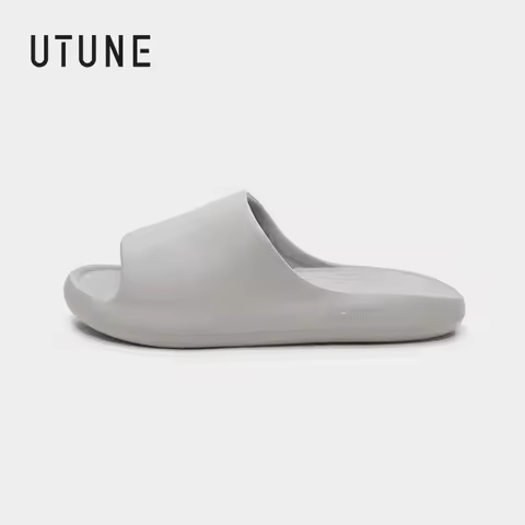 UTUNE Summer Soft Sole Slippers for Men Cloud Sandals for Home Beach Indoor and Outdoor Use New Born