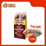 CM1112-CARNILOVE FRESH CHICKEN & RABBIT 6KG + FREE 12 Pkts Nekko Pouch!(Random Flavour)