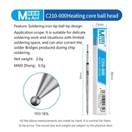 C210 round tip creates tin feet