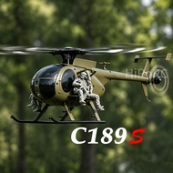 RC ERA C189S 1/28 MD500 Round-Nose 6CH RC Helicopter with simulated figure optical flow positioning