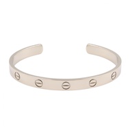 [Used] Cartier Love Open Bangle, Wrist size 15.5cm, K18WG (White Gold), Love Open Bangle, Women's, U