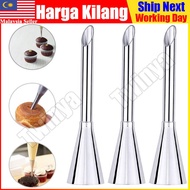 Cream Icing Piping Nozzle Tip 1PC Stainless Steel Cupcake Puffs Injection Russian Syringe Puff Nozzl
