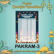 Poster A4 Checklist RAMADHAN ACTIVITY