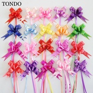 Combo of 10 DRAWING BOWNS 1.8cm, 3cm, 5cm versions used as gift box bows, flower bouquet bows