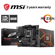AMD Ryzen 5 7600X Desktop Processor w/o Cooler with MSI Pro B650M-A WiFi Motherboard Bundle