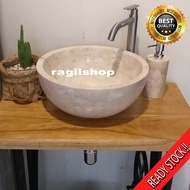 wastafel marmer bulat mangkok sink portabel saluran air kran afur sifon pipa standar universal untuk