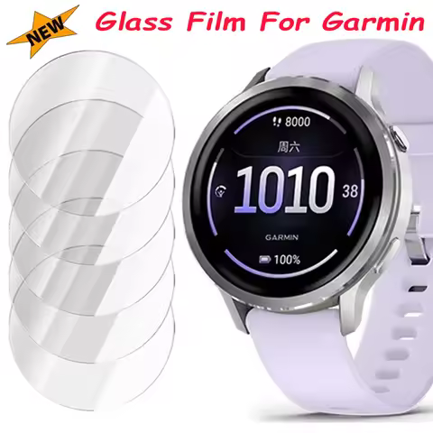 HD Tempered Glass For Garmin Fenix 8-7/Tactix 8/Quatix 8 Dost-proof Protector Glass Forerunner 970 9