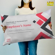 LIVEPILLOW Best Employee Certificate Pillow Personalized Pillow Appreciation Gift for Employee