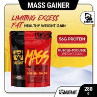 MUTANT MASS, Muscle Mass Gainer, Weight Gainer Protein Powder With Whey Protein Isolate High Caloire