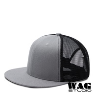 Plain Trucker Cap Flat Brim Baseball Cap Snapback Caps Men Women