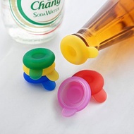 日本霜山 繽紛矽膠密封瓶塞/保鮮蓋(5入/包)x3包組