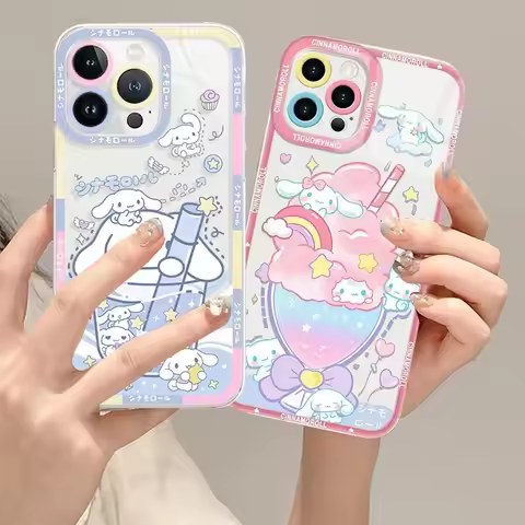 Cinnamoroll Case For Xiaomi Redmi Note 14 13 12 11 Pro Plus 11S 12S 10 10S 9 Pro Turbo 4 POCO X6 M6 