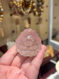 華光-藏晶閣 - Brazil-巴西粉晶龍龜 × 黃膠花共生礦