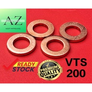 SYM VTS200 NUT HEAD BLOCK WASHER / HEAD COPPER WASHER ( 4 BIJI )