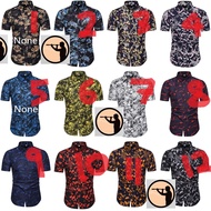 kemeja lelaki baju fesyen batik flora moden men shirt ss4159pp