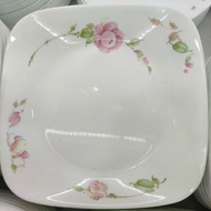 Corelle Square Luncheon Plate/Pinggan Makan (country rose)