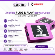 MOHAWK DSP Android Amplifier Plug & Play Android Player MU-60.4PP Car Power Amp 4 Channel PnP