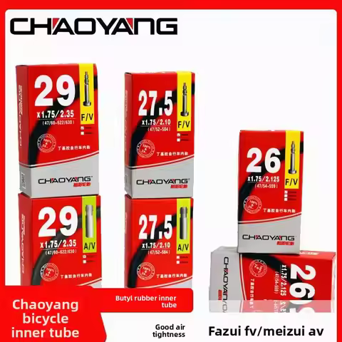 CHAOYANG Bike Inner Tube 18 20 22 26 29 Inch - For 1.95 Tire Folding Kids Mountain Bicycle, Premium 