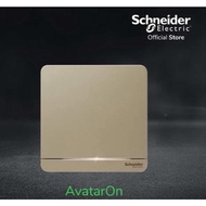Schneider Avataron SWITCH 1 Gang 1 WAY Wine Gold E8331L1Led_Wg_G3