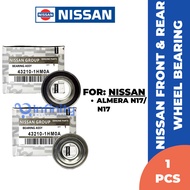 NISSAN Front & Rear Wheel Bearing For Nissan Almera N17 N17L (40210/43210-1HM0A)