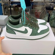 Sepatu Sneakers Pria Wanita Nk Air Jordan 1 Green