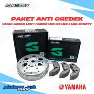 PAKET ANTI GREDEK JANGEBY MANGKOK GANDA SET KAMPAS GANDA CARBON JANGEBY NMAX AEROX LEXY FAZZIO FILAN