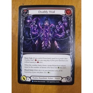 FAB Deathly Wail Dusk till Dawn Flesh and Blood TCG Shadow Runeblade Attack Action DTD