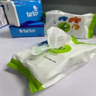 【NEW】TETO Wet Wipes 80Pcs Premium Baby Wipes Alcohol-Free Wet Tissue