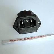 3 pin C7 AC Socket plus Fuse Housing