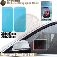 MOVEO Sticker Anti Fog Car Rearview Mirror Waterproof Clear Film 2 PCS 350x160mm - 17877 Original Ex