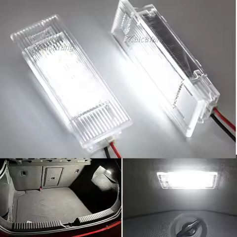 2x Car Led Door Courtesy Footwell Lights For BMW F20 F21 F30 F31 F32 F15 X1 X4 X5 X6 1 2 3 5 7 Serie