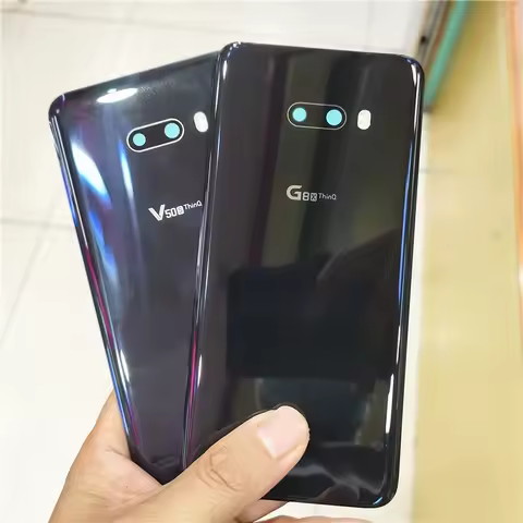 A+++ Back Battery Glass Cover For LG V50S G8X Thinq Housing Lid Door Rear Case With Camera Lens