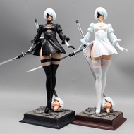 27 m Nier Automata YoRHa 2B figure 2 head figurine toy doll