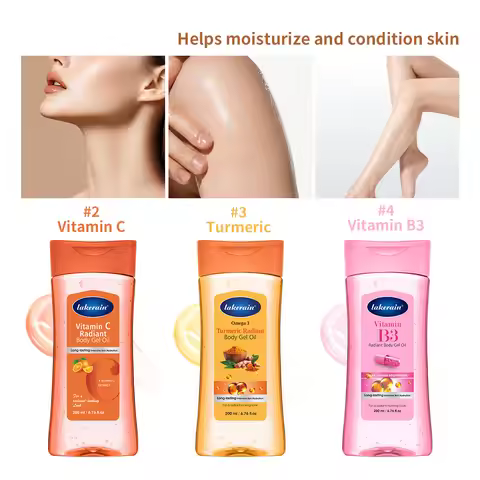 Turmeric Cocoa Oil Body Lotion 200ml Vitamin B3 Vitamin C Brightening Glow Body Gel Moisturizer For 