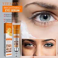 Vitamin C Brightening Eye Cream Remove Crows Feet Whitening Moisturizing Hydrating Lifting Firming Anti Aging Anti Wrinkle Anti Puffiness Repair Dark Circles Fade Fine Lines Eye Bags Eye Care 20g