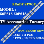 NEW 2 PCS TCL 50P615 50P618 50'' LED TV BACKLIGHT(LAMPU TV) TCL 50 INCH LED TV BACKLIGHT 50P615 50P6
