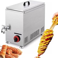 Cheese Hot Dog Fryer, Commercial Cheese Hot Dog Sticks Maker Machine, LPG Gas Deep Korean Corn Dog Fryer Machine with 21L/22qt Large Capacity, for Restaurant,Store,Home,etc