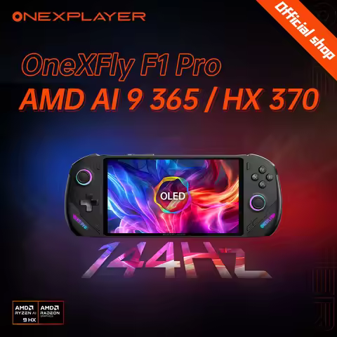 OneXPlayer OneXFly F1 Pro AMD AI 9 HX 365 370 OLED 144Hz Ultimate Gaming Handheld Console
