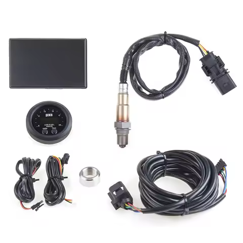 Air Fuel Ratio Measurement Kit,LSUs 4.9 Sensor, 2-1/16 Inch 52mm Wideband UEGO Digital AFR Oxygen Se