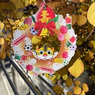 神饌鹹光餅花圈卡 萬用卡 賀年卡 聖誕節