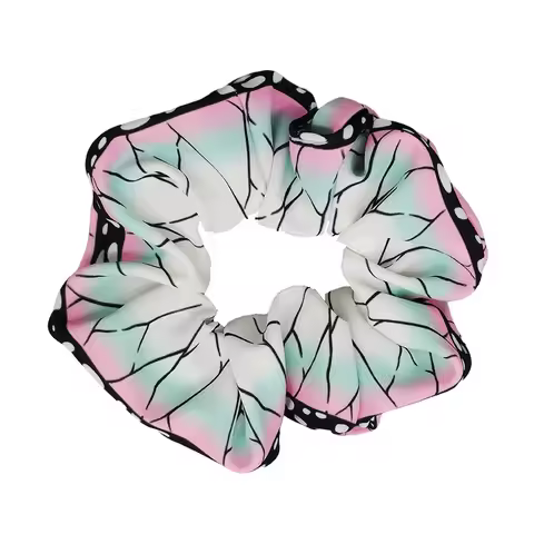 Demon Slayer scrunchie hair accessories, anime peripherals, cosplay props featuring Shinobu Kocho, N