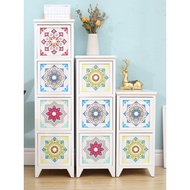American Solid Wood Painted 20cm25cm Wide Bedside Gap Storage Cabinet Living Room Sofa Side Cabinet 