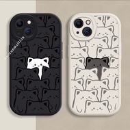 Casing OPPO CPH2349 CPH2421 CPH2477 CPH2239 CPH2325 Cartoon Bear Phone Case Lens All-Inclusive Silic