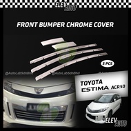 Toyota Estima ACR50 Front Bumper Cover Chrome Protector (5pcs)