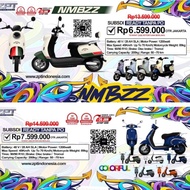 Sepeda Motor Listrik Subsidi ZPT NYX Garansi Lh bagus dari uwinfly t3 goda raptor t3s t3pro pro smot