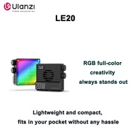 LE20ดวงไฟแท็บเล็ตไฟเสริมแบบพกพา20W สีเต็มไฟฉายแบบพกพาหลอด RGB แสงไฟสำหรับถ่ายภาพแท้แท้แท้